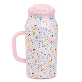 40 Ounce Confetti Stainless Steel Basin Water Bottle