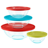 Glass Mixing Bowl 8-Piece Set